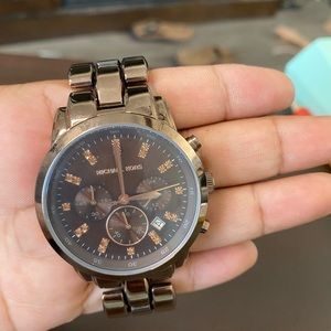 MK brown women’s watch